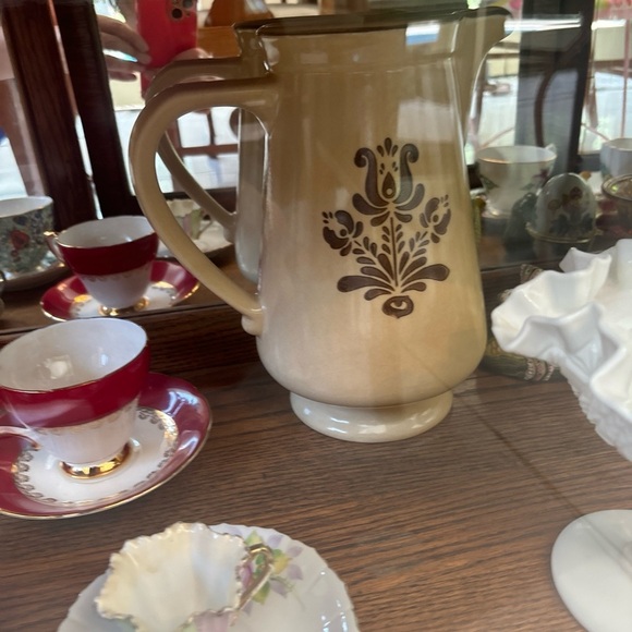 Pfaltzgraff Stoneware Village Water Pitcher 2L 2QT Made in USA 9" Brown - Picture 13 of 13